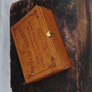 Small Vintage Dutch Cigarillos Wooden Box Cigar Box Bar Tabaco Cigarette Sumatra